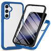 For Samsung Galaxy S23 FE 5G Starry Sky Solid Color Series PC + TPU Phone Case with PET Film(Royal Blue)