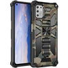 For Motorola Moto G Stylus (2021) Camouflage Armor Shockproof TPU + PC Magnetic Protective Case with Holder(Army Green)