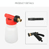 Portable Multi-functional Car Washer Water Gun Foam Pot Water Sprayer, Random Color Delivery