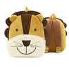 Kids 3D Animal Velvet Backpacks Children Cartoon Kindergarten Toys Gifts School Bags(Lion)