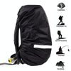 Reflective Light Waterproof Dustproof Backpack Rain Cover Portable Ultralight Shoulder Bag Protect Cover, Size:S(Black)