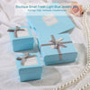 Jewelry Storage Box Gift Bag(Sky Blue)