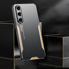 For Samsung Galaxy A26 5G Blade Series TPU Hybrid Metal Phone Case(Gold)