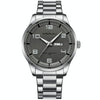 CRRJU 5005 Men Steel Strap Watch Simple Business Personalized Waterproof Watch With Calendar Display(Silver)