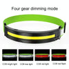 Portable Outdoor Camping Strong Light Rechargeable Warning Headlamp, Model: COB No Induction