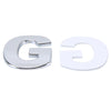 Car Vehicle Badge Emblem 3D English Letter G Self-adhesive Sticker Decal, Size: 4.5*4.5*0.5cm