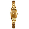 OLEVS 5501 Diamond Small Dial Tungsten Steel Bracelet Quartz Watch for Ladies(Gold)