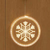 Christmas Decoration Light LED Holiday 3D Hanging Lamp, Power:USB(Snowflake)