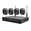 SriHome 5MP 4CH WiFi NVR System with 4 Wireless Cameras (EU Plug)