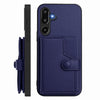 For Samsung Galaxy M16 5G / F16 5G Button Card Bag RFID Anti-theft Phone Case(Blue)