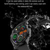 Ochstin 5HK8 Pro 1.36 inch Round Screen Blood Oxygen Blood Pressure Monitoring Bluetooth Smart Watch, Strap:Steel(Gold)