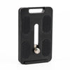 BEXIN PL-62 Anti-rotation Quick Release Plate with Rubber Cushion(Black)