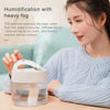 USB Charging Air Humidifier Heavy Fog Sprayer Household Desk Lamp Aromatherapy Diffuser Air Purifier(Pink)
