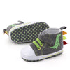 D2399 High Top Canvas Cartoon Dinosaur Small Wave Shoes Cloth Soles Walking Shoes, Size: 11cm(Grey)