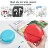 Desktop Portable Storage Box Headset Drug Round Storage Box(Yellow)