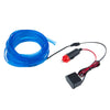 EL Cold Blue Light Waterproof Flat Flexible Car Strip Light with Driver for Car Decoration, Length: 5m(Blue)