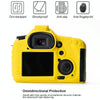 Soft Silicone Protective Case for Canon EOS 7D (Yellow)