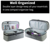 Double-layer Travel Convenient Large-capacity Integrated Hair Salon Storage Bag(Grey)