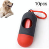 10x Portable Dog Poop Waste Disposal Boxes & Bags (Grey)