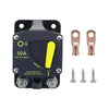 RV Yacht Manual Reset Ignition Protection Fuse Switch With Terminal Accessories, Current: 50A