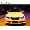 2 PCS T10 1.5W 60LM 1 LED Yellow COB LED Brake Light for Vehicles, DC12V(Yellow)
