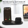 OJD-45 3 in 1 QI 10W Mobile Phone + Watch + 8 Pin Earphone Charging Port Multi-function Wireless Charger for Mobile Phones & Watches & AirPods 2(White)