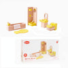 Onshine Pretend Play Scene DIY Role Playing Wooden Furniture Accessories, Style: Bathroom