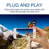 RQW-10G 2 in 1 USB 2.0 & 8 Pin 128GB Flash Drive, for iPhone & iPad & iPod & Most Android Smartphones & PC Computer