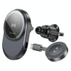 BOROFONE BH219 Fine 2 in 1 Fast Wireless Charging Car Air Outlet Holder(Black)