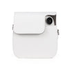 Retro Full Body PU Leather Case Camera  Bag with Strap for FUJIFILM instax mini 7+ (White)
