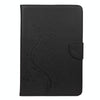 For Samsung Galaxy Tab A8 10.5 2021 X200 / X205 Butterfly Flower Embossing Pattern Leather Tablet Case(Black)