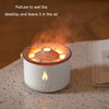 Volcanic Essential Oil Aroma Diffuser Ultrasonic Air Humidifier, Model: Monochrome(EU Plug)