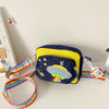Children Shoulder Messenger Bag Cute Coin Backpack(Yellow)