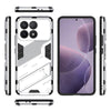 For Xiaomi Redmi K70 5G Punk Armor 2 in 1 PC + TPU Phone Case with Holder(White)