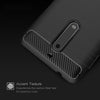 For Nokia 5 Brushed Carbon Fiber Texture Shockproof TPU Protective Cover Case (Black)