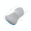 Car Supplies Lumbar Support Memory Foam Car Backrest Lumbar Cushion Seat Cushion Lumbar Pillow, Colour: Crystal Velvet Light Gray