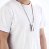 EP205 Portable Air Purifier Negative Ion Necklace Hanging Collar Purifier(Silver)