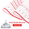 30 x 40cm red Thickened Teflon Non-Stick Mat Silicone Kneading Baking Non-Slip Mat
