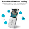 1.8 inch TFT Screen Metal MP4 Player with TF Card Slot, Support Recorder, FM Radio, E-Book and Calendar(Silver)