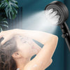 Pressurized Shower Water Heater Handheld Multifunction 6-speed Nozzle, Color: Silver