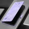 For Asus ROG Phone 8 Skin Feel Embossed Leather Phone Case(Light Purple)