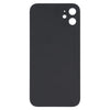 iPhone XR Glass Back Cover Replacement (Black) - iP12 Style