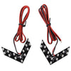 14 LED 3528 SMD Arrows Light for Car Side Mirror Turn Signal, Pairs(Red Light)