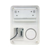 Solar Strobe Siren Wireless 100dB Alarm - White