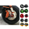 1pair Motorcycle CNC Modification Accessories Drop-proof Aluminum Alloy Fork Cup(Red)