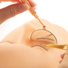 Stainless Steel Rotating Extension Eyelash Inspection Mirror, Style: Square (Gold)