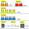 CS-1222A1 High Current Independent Positive and Negative 6-way LED Indicator Plug Fuse Box