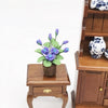 1:12 Mini House Toy Simulation Purple Rose Flowers Model Toy(Purple)