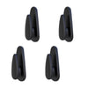 4pcs /Set Car Dashboard Adhesive Multifunctional Small Hook(Black)