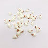 20 PCS / 2 Bags 1:12 Mini House Toy Simulation Garlic Kitchen Decoration(Off-white)